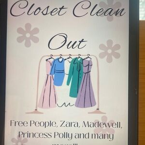 Closet Clean Out Graphic Print - Pastel Pink, Blue, Green, Lilac